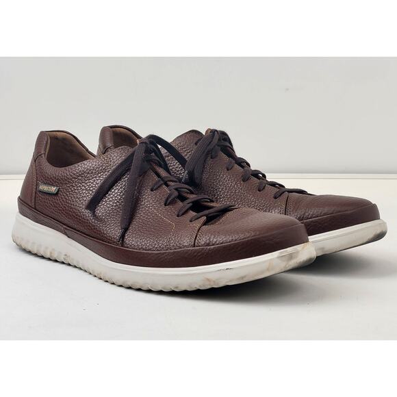 Mephisto Thomas Sneaker in Hazelnut w Textured Leather Upper Men's Sz 13 - Picture 2 of 11